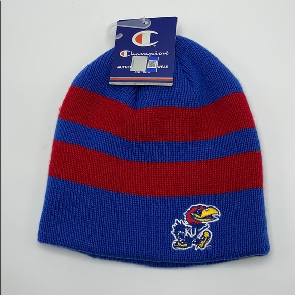 Kansas Ku Jayhawks Beanie Hat Cap 